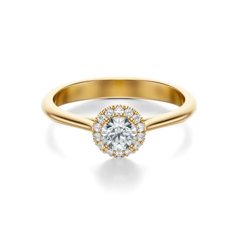 Pierścionek zaręczynowy z diamentami AJPZ_092